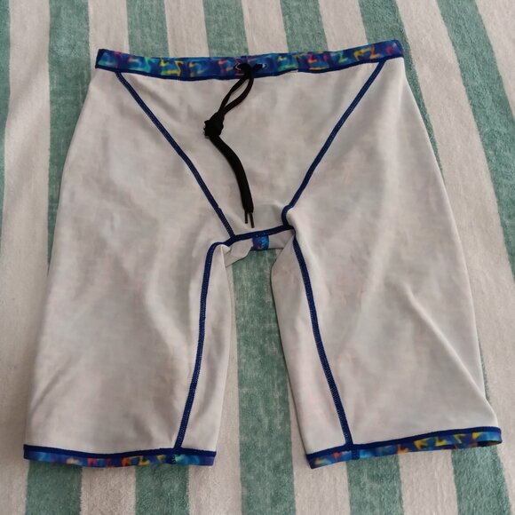 UNIQUE MIZUNO SWIM JAMMER, RAINBOW STARS, JAPANESE SIZE "L" (~32") (Pre-Owned) - Picture 6 of 8